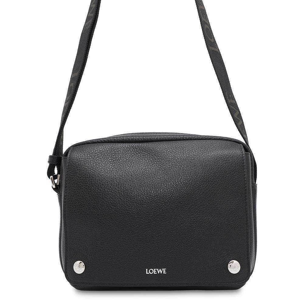 Loewe Pele Messenger Bag XS Supple Grain Calf Black